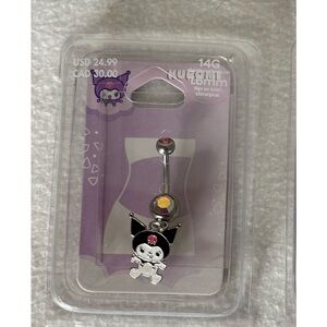 Belly Ring Claire’s‎ KUROMI Sanrio Hello Kitty Kuromi Stainless Steel Post